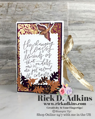 Fall Mini Album using the products from the Beauty of Tomorrow Suite from Stampin' Up! Click here to learn how I made it!