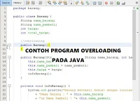 Contoh Program Overloading Pada Java