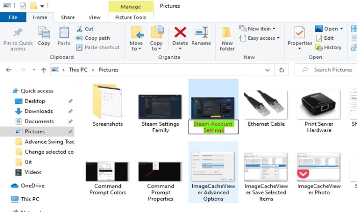 Windows10で選択または強調表示されたテキストの背景色を変更する方法