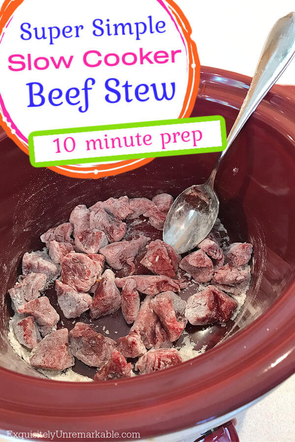 Super Simple Slow Cooker Beef Stew Recipe