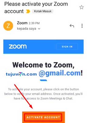 Cara daftar akun zoom lewat hp / komputer