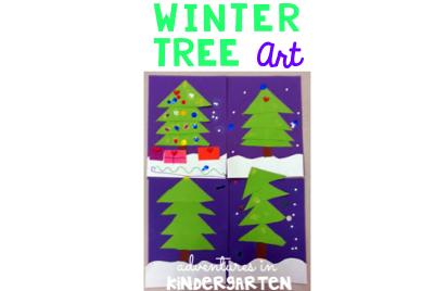 Easy Peasy Tree Art | Adventures in Kindergarten