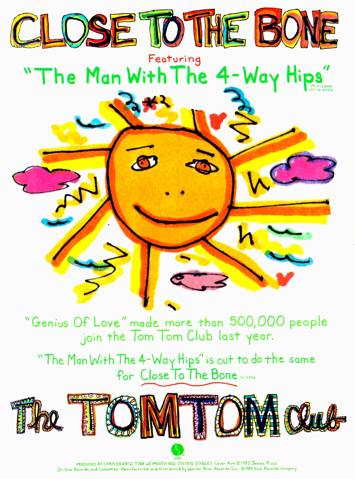 Lansure's Music Paraphernalia TOM TOM CLUB Press Kits Memorabilia