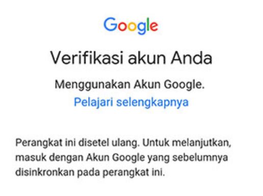 Cara Bypass / Melewati Verifikasi Akun Google Samsung