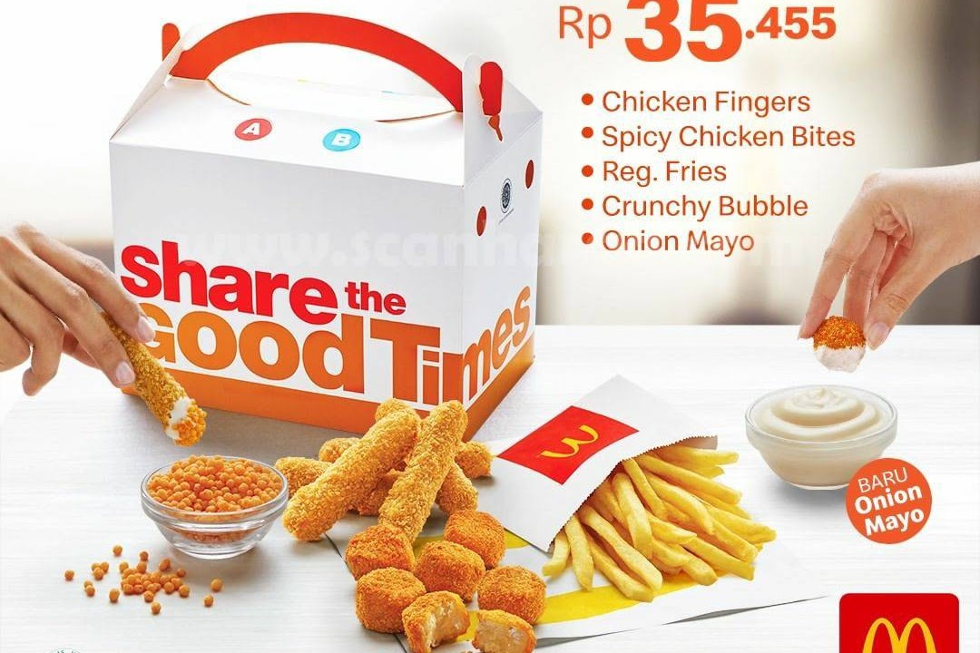 Promo Mcdonalds Share Box With Onion Mayo Only Rp 35 455 Scanharga