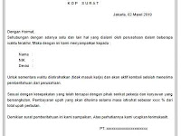 Gudang Contoh Surat