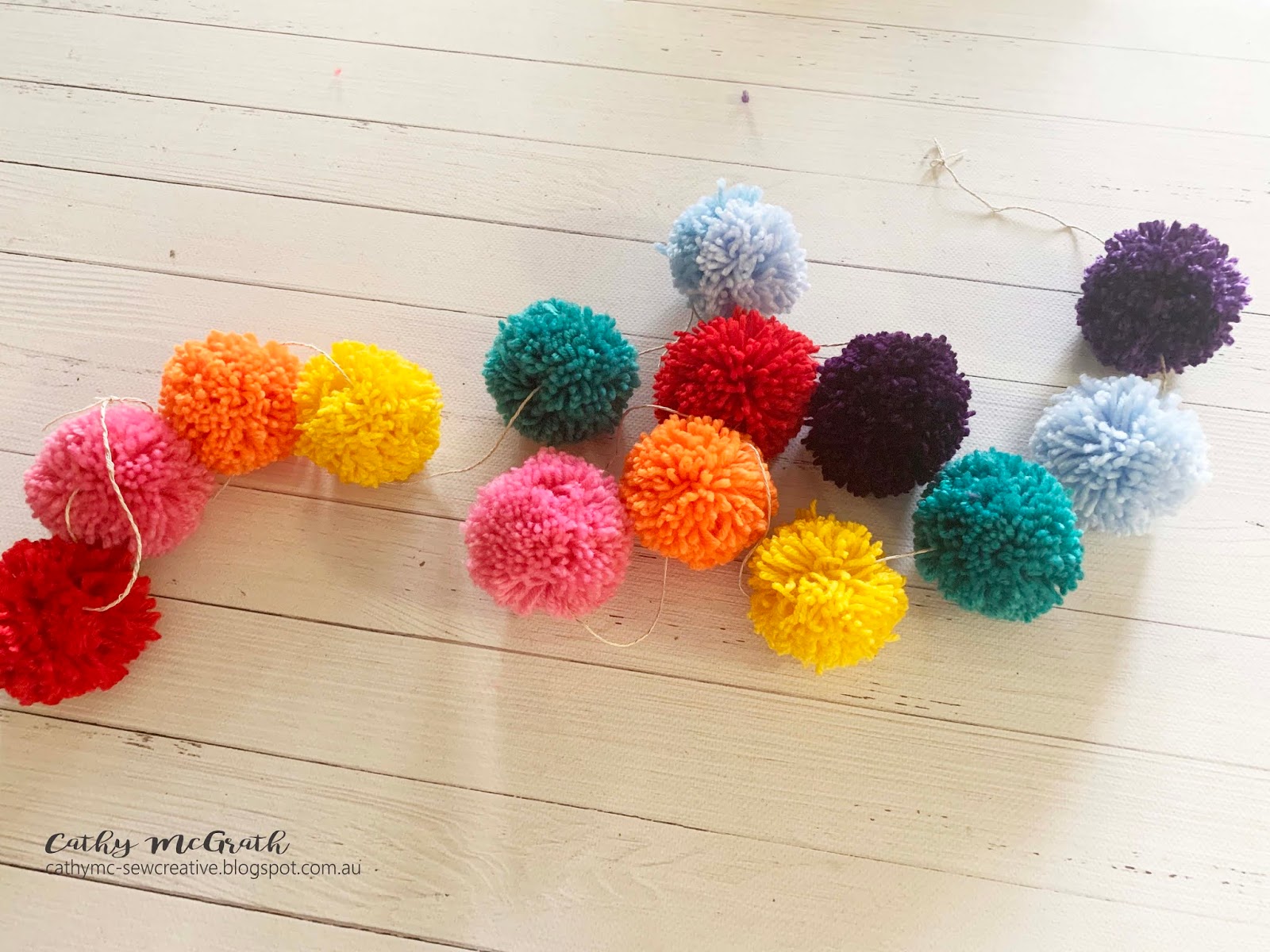 Sew Creative: How to Make a Pom Pom Garland