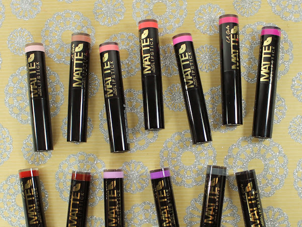 LA Girl Matte Flat Velvet Lipsticks Swatches & Review