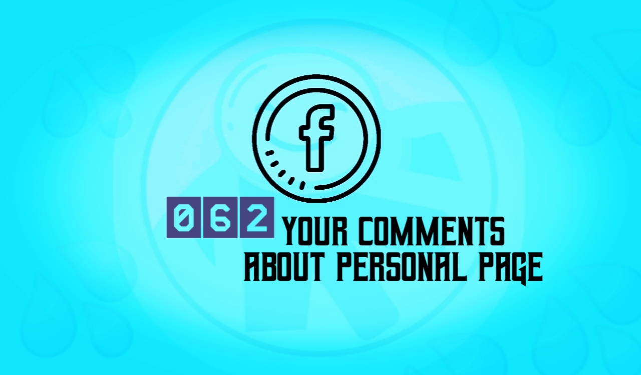 Your Comments About Personal Page Connection