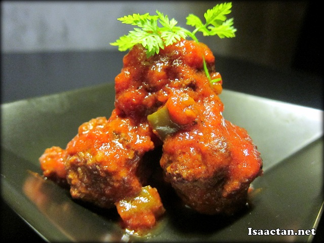Meatball in Tomato Sauce (4pcs) - RM12
