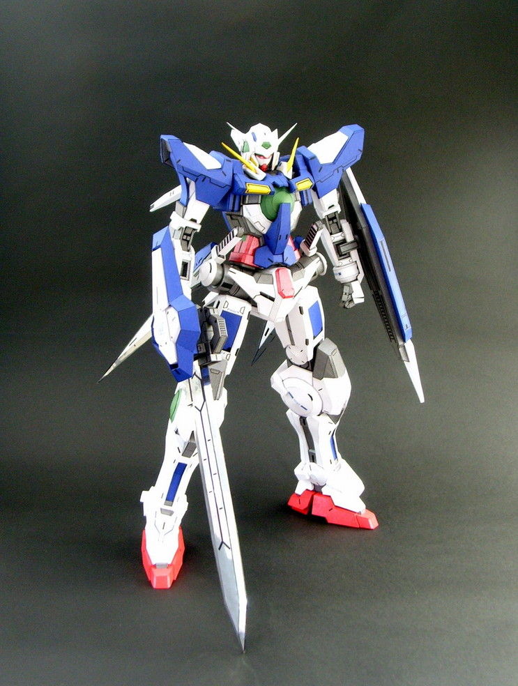 Kit Papercraft GN001 Gundam Exia ver Rarra Collection Kit Papercraft