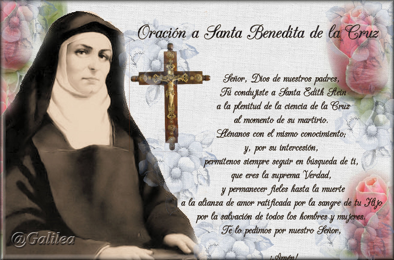 Santa María, Madre de Dios y Madre nuestra Oración a Santa Benedicta de la Cruz
