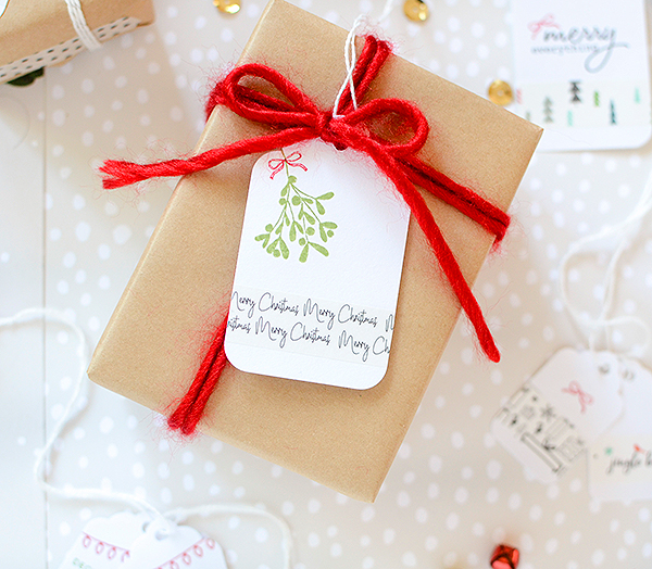 pinkfresh studio simple gift wrap + tags
