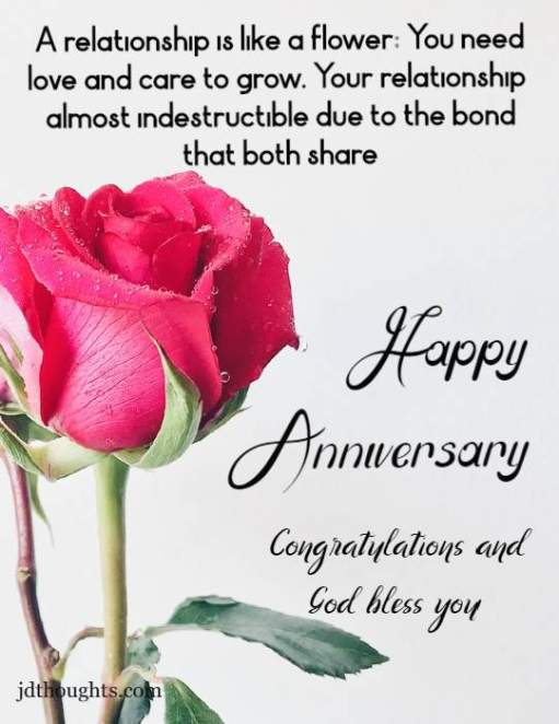 Cute anniversary wishes for her