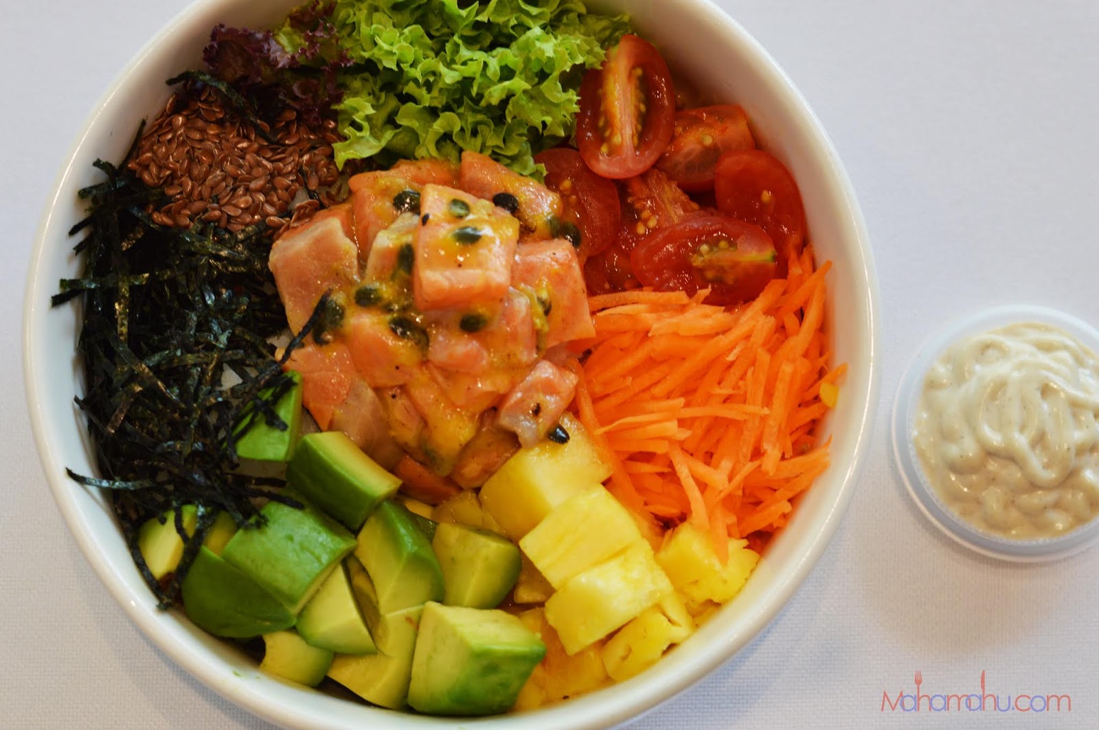 Kubis & Kale Saji Makanan Sihat Dalam Satu Poke Bowl Blog Makan Mahamahu