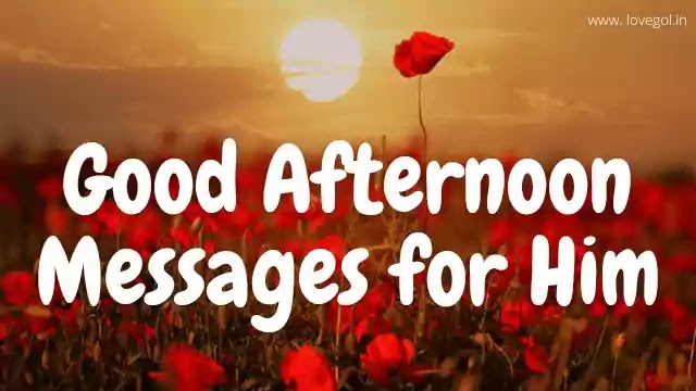 Good Afternoon Message For Him 50+ Good Afternoon Romantic Messages And Quotes For Him
