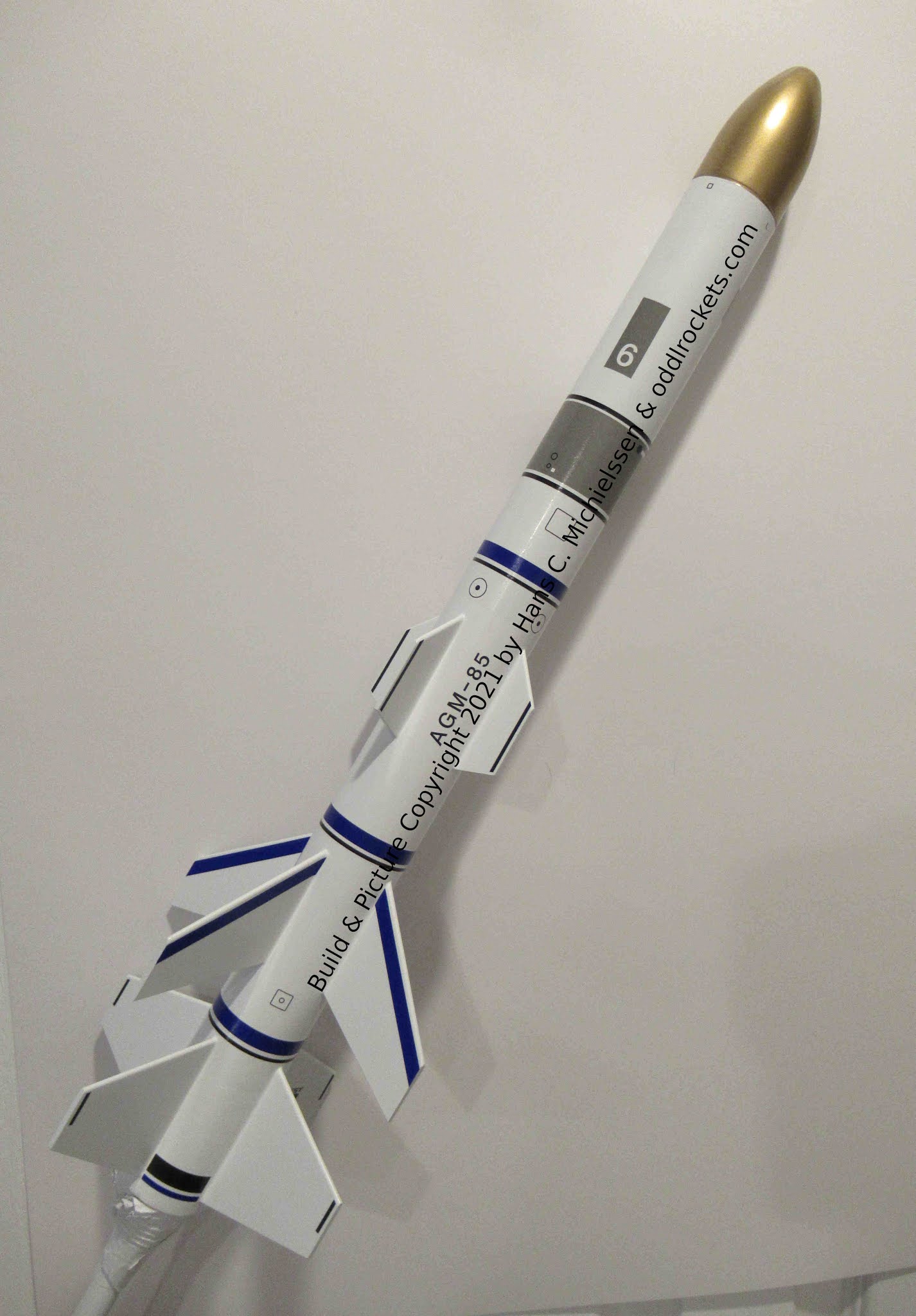 Model Rocket Building: Quest Harpoon AGM Build, Finished