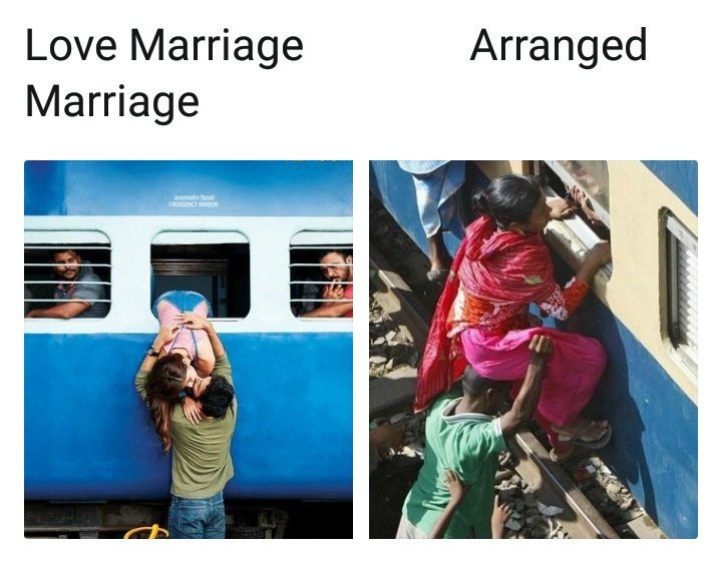 Love Marriage vs Arrange marriage. 