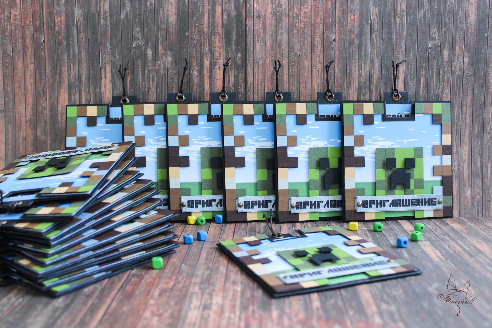 Приглашения на день рождения майнкрафт шаблоны образцы для печати