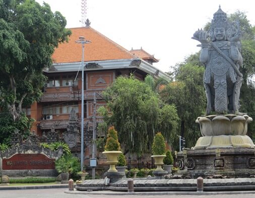 Catur Muka Statue Denpasar Bali