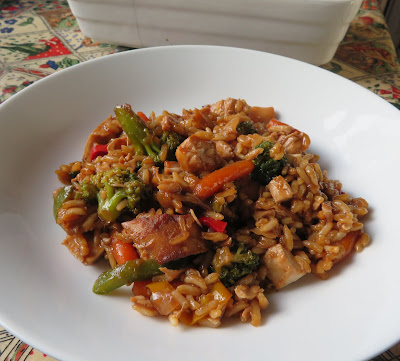 Teriyaki Chicken & Rice Casserole