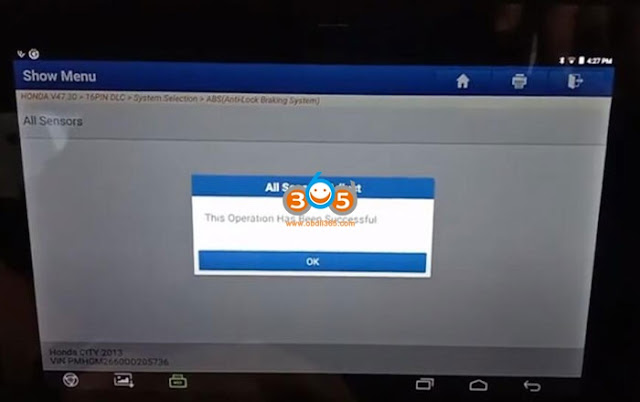 هوندا-فرمان-زاویه-تنظیم مجدد-توسط-پرتاب-x431-11