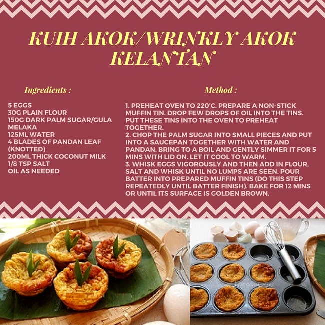 KUIH AKOK KELANTAN aka WRINKLY AKOK RECIPE