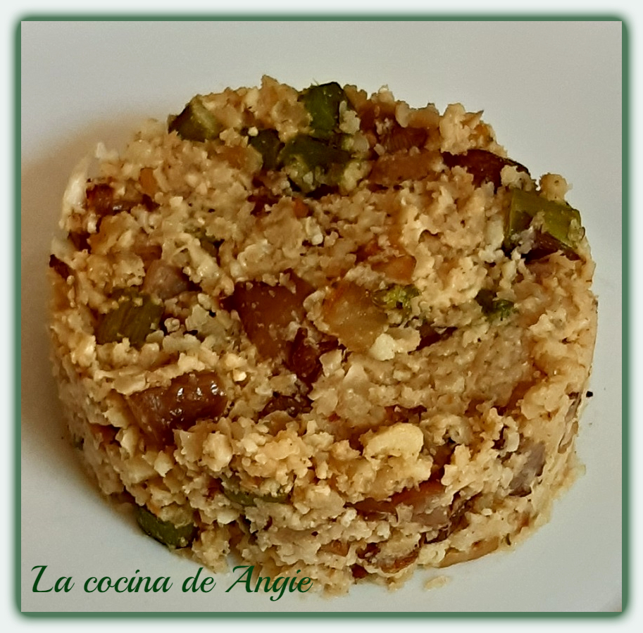 Receta RISOTTO DE COLIFLOR Y SETAS Mis Recetas Caseras