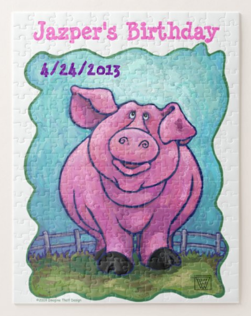 Animal Parade Pig Party Puzzle