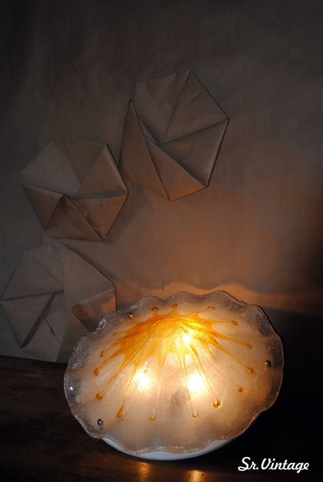 Sr-Vintage Shop // Tienda de decoración Vintage Retro Chic : Plafón Murano