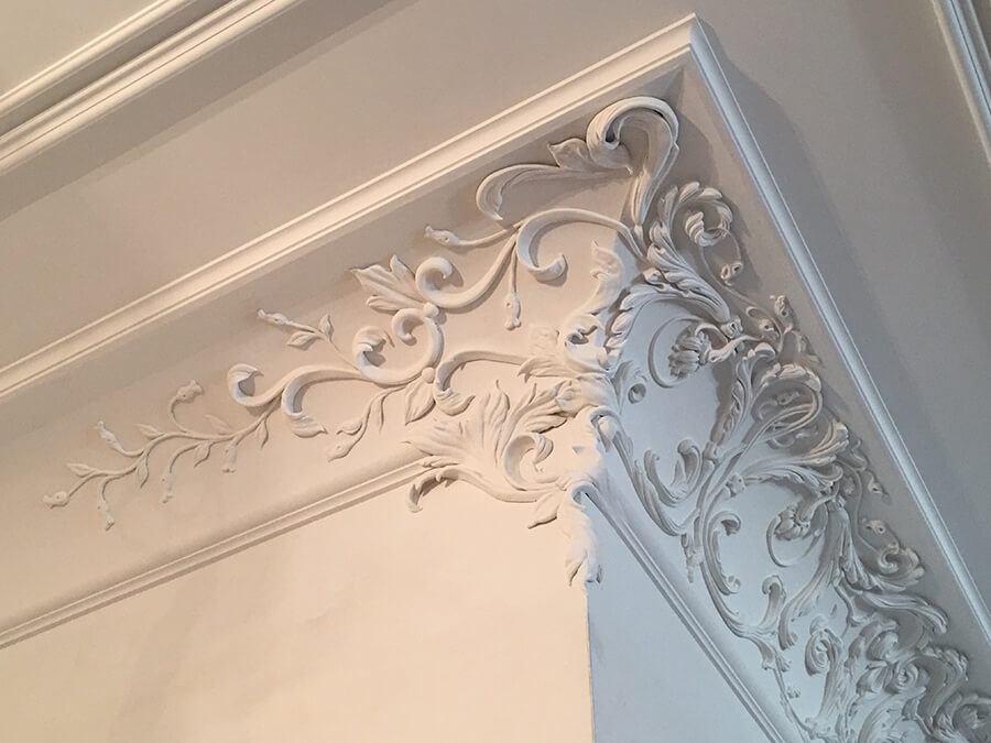 30 Gypsum Ceiling And Wall Corner Crown Molding Ideas