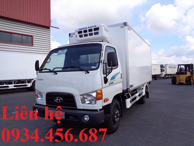 Hyundai 110sl thùng đông lạnh 6 tấn Hyundai 110sl thùng đông lạnh 6 tấn