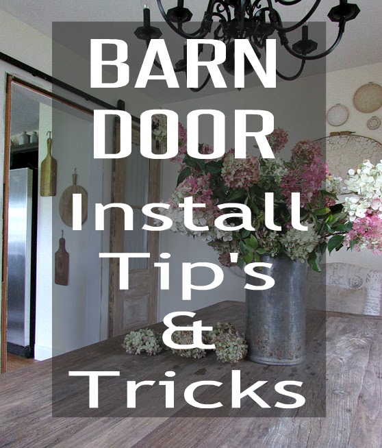 Tips and Tricks to installing a barn door track system for the DIY'er.