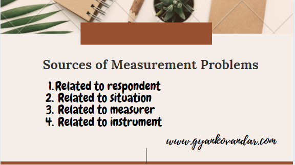 Sources of Measurement Problems in Research | Population in Research