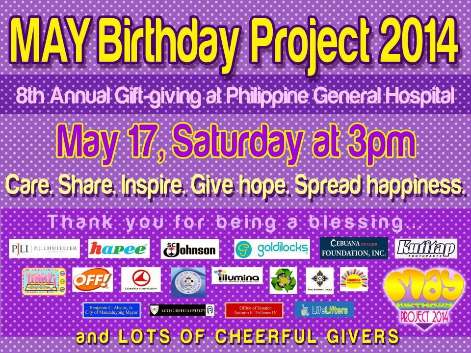 TacK IN OuT 8th MAY Birthday Project 2014