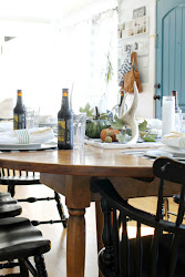 farmhouse table bohemian fall tour thanksgiving piece