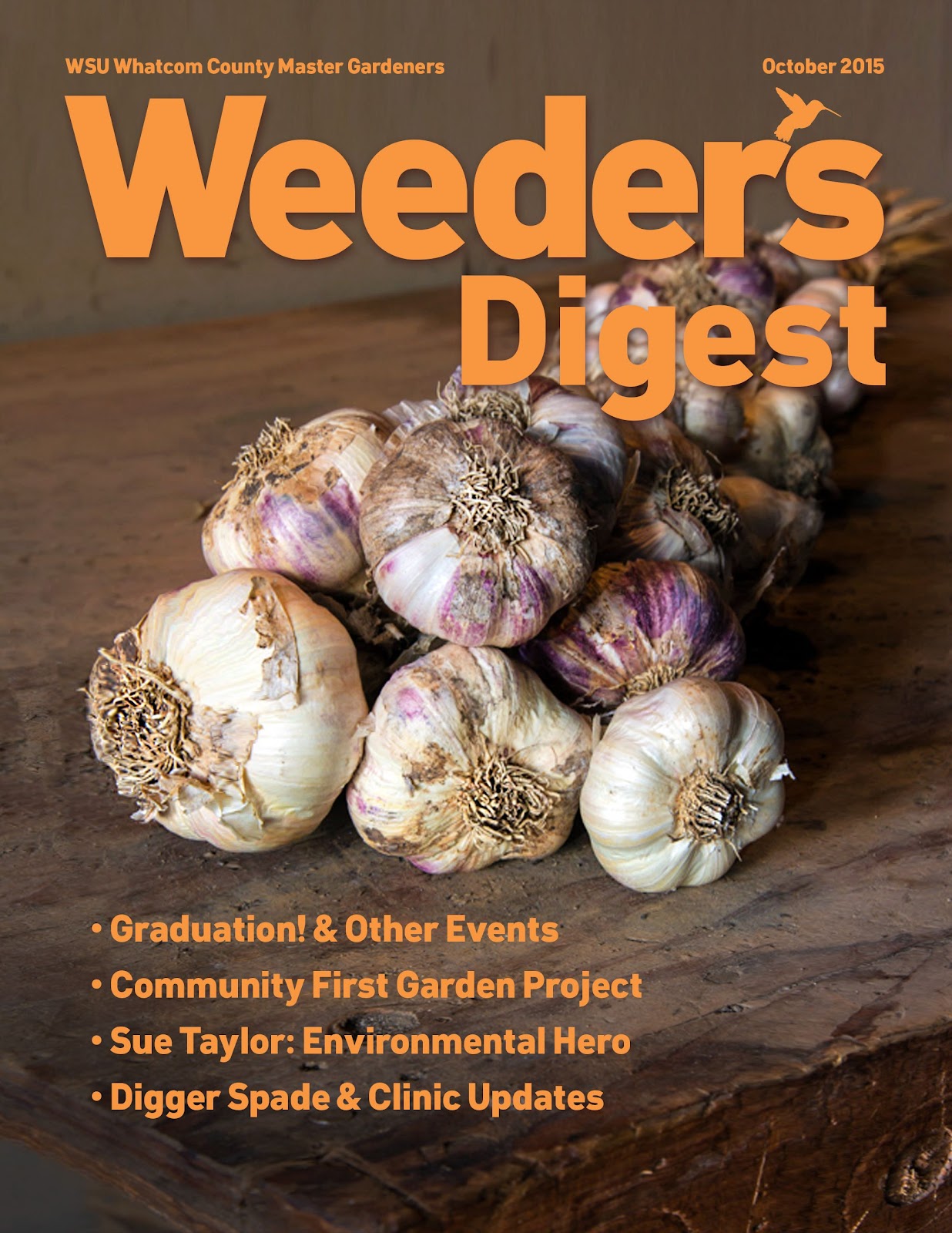 The County Weeder's Digest The October Issue