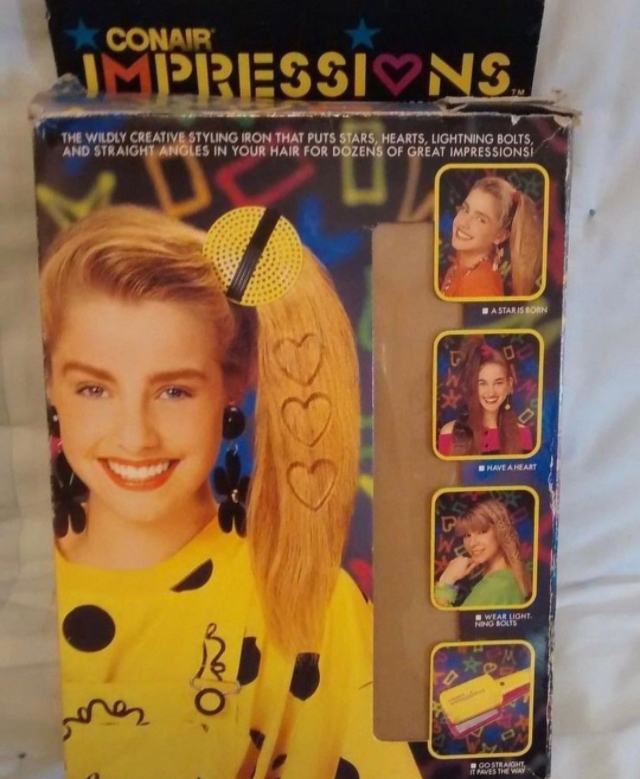 1989 Conair Impressions The Wildly Creative Styling Crimper That Puts