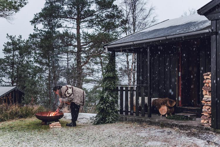 A Cosy Candlelit Cabin Deep In The Norwegian Fjords