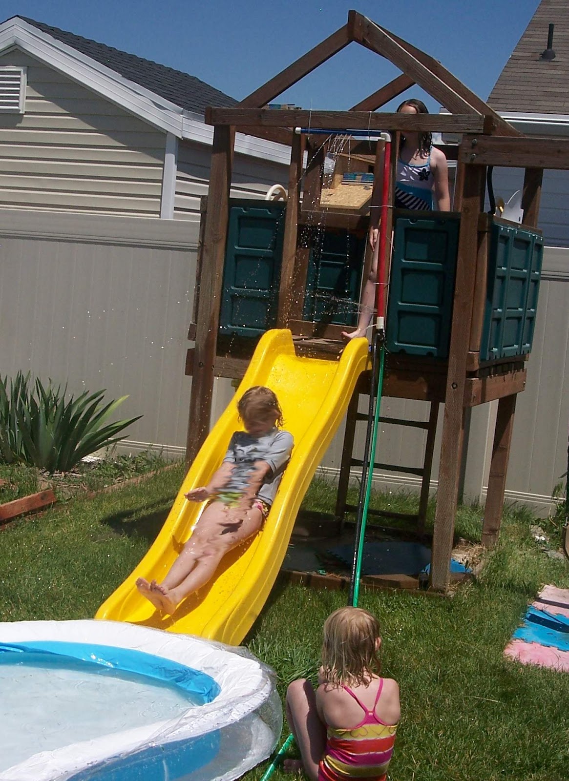 Come out when you're happy How to turn your backyard slide into a