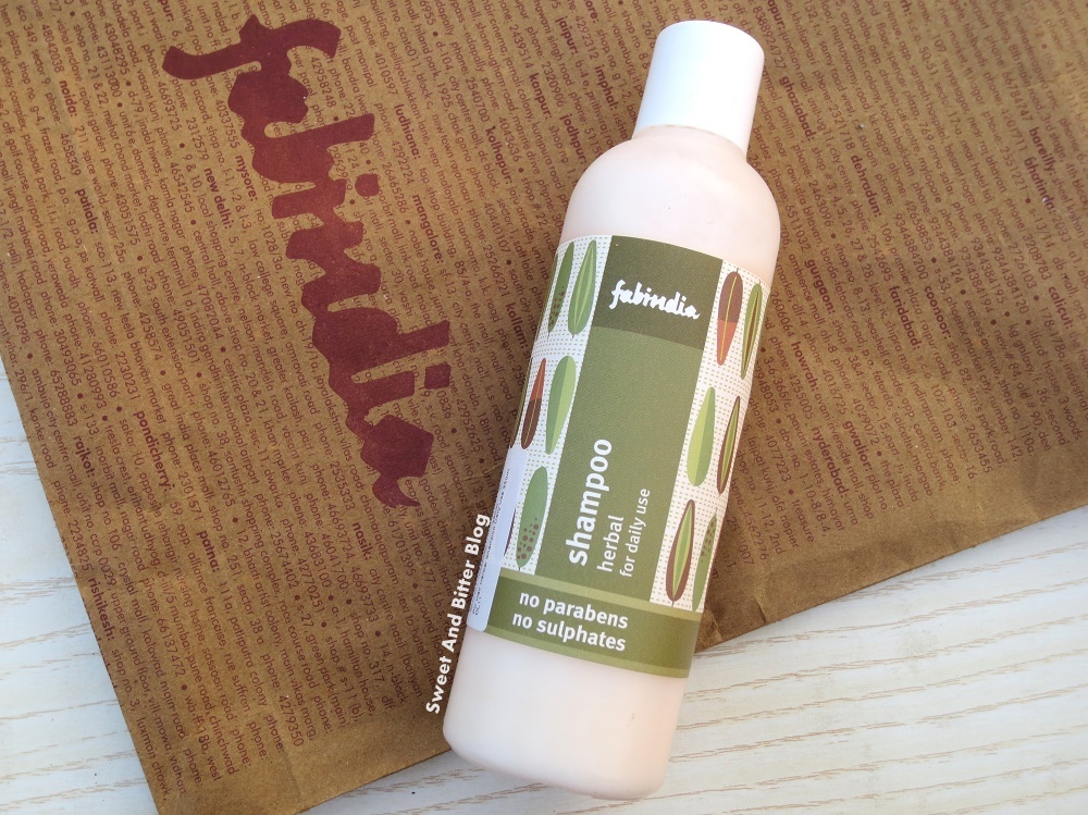 Sweet and Bitter Blog Fabindia Herbal Shampoo for Daily Use No