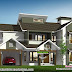 4 BHK mixed roof 3260 sq-ft home plan
