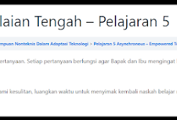 Jawaban Kuis Penilaian Tengah Pelajaran 2 Seri Semangat Guru - Beragam Informasi