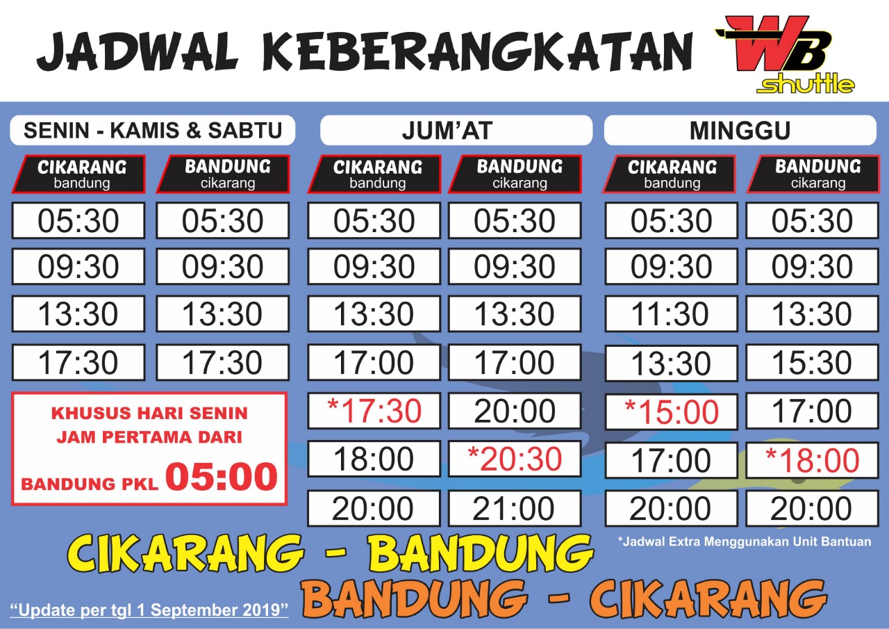 Jadwal Bus Lippo Cikarang 2019