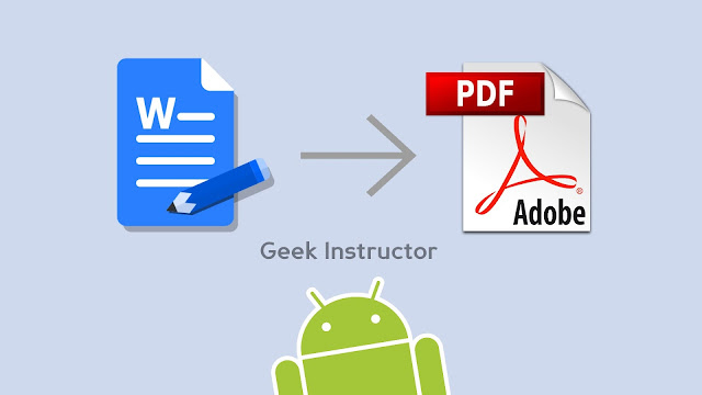 Convert Word document to PDF on Android