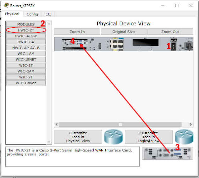 Cara Konfigurasi 3 Router Melalui Port Serial di Packet Tracer