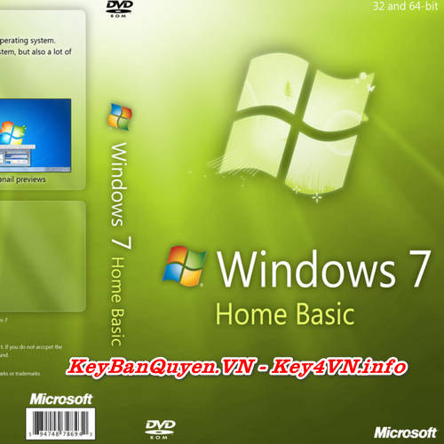 Mua Bán Key Bản Quyền Windows 7 Home Basic .