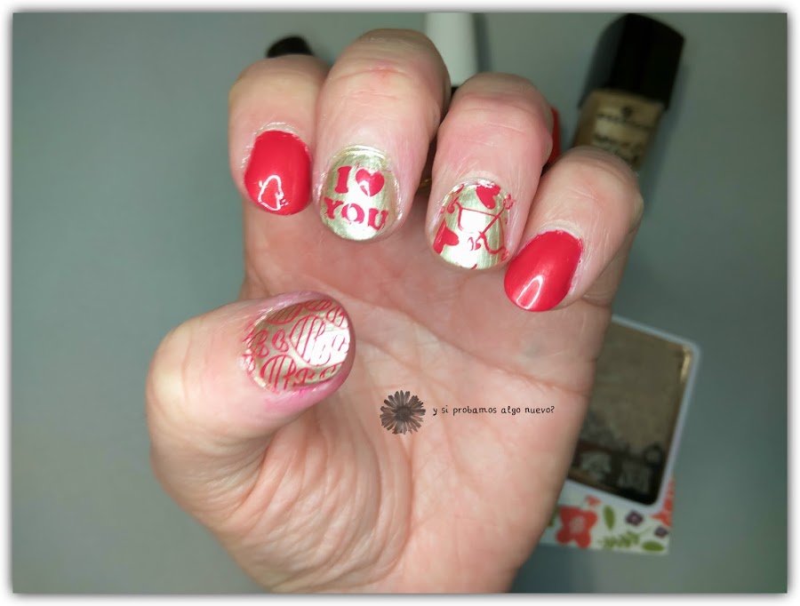 manicuras para San Valentín