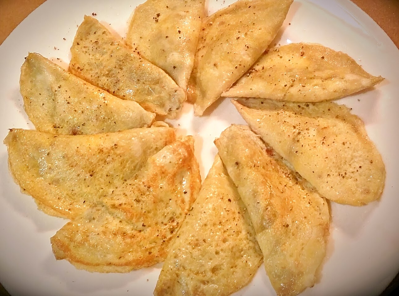 蛋 饺 Egg Dumplings for Chinese New Year's Eve GF SCD Gluten Free SCD