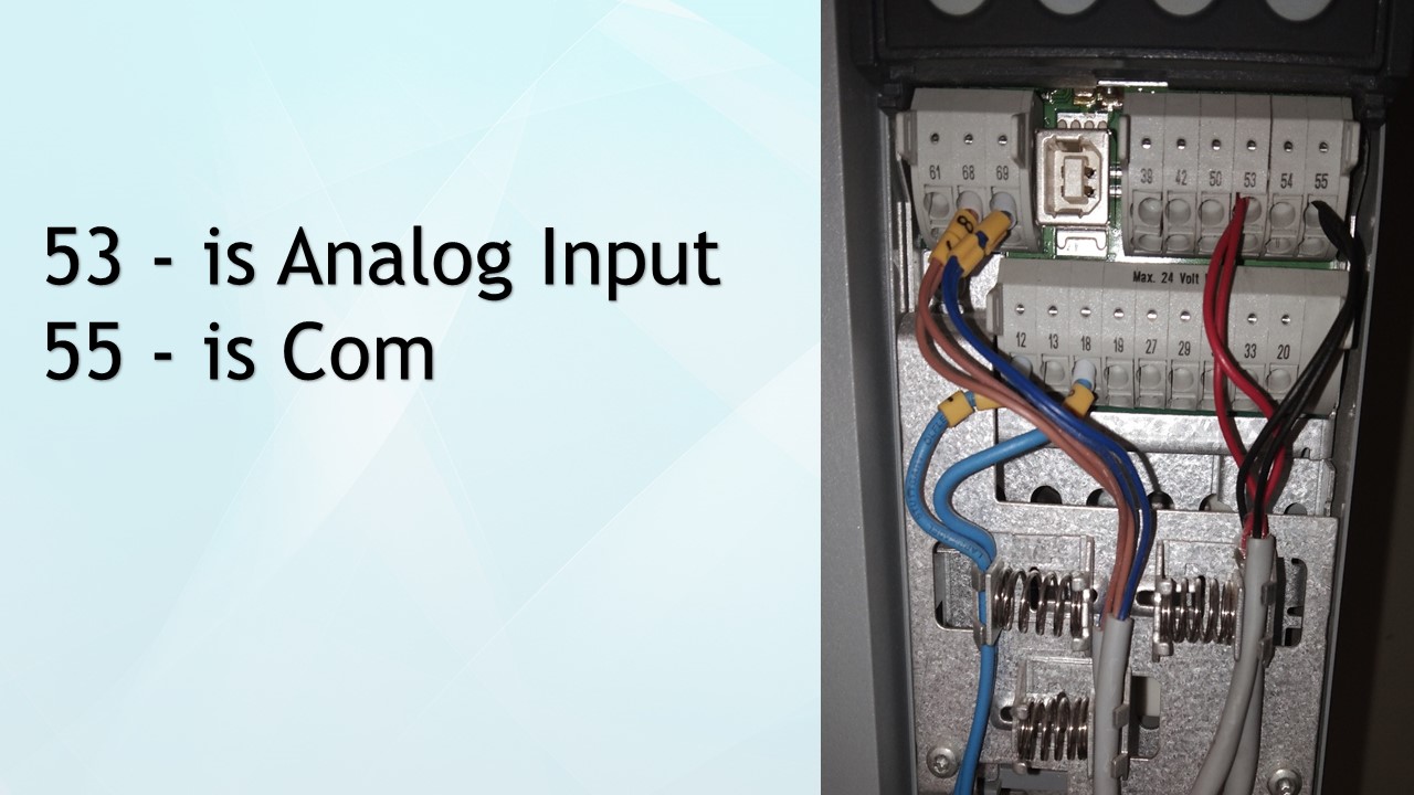 DANFOSS FC304 VFD DRIVE PARAMETER SETTINGS